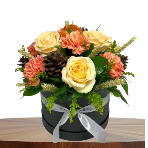 Pumpkin Harvest Hatbox (appleyard)