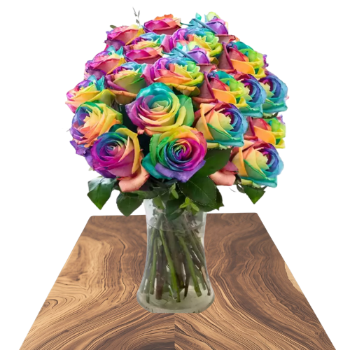 rainbow roses (appleyard)