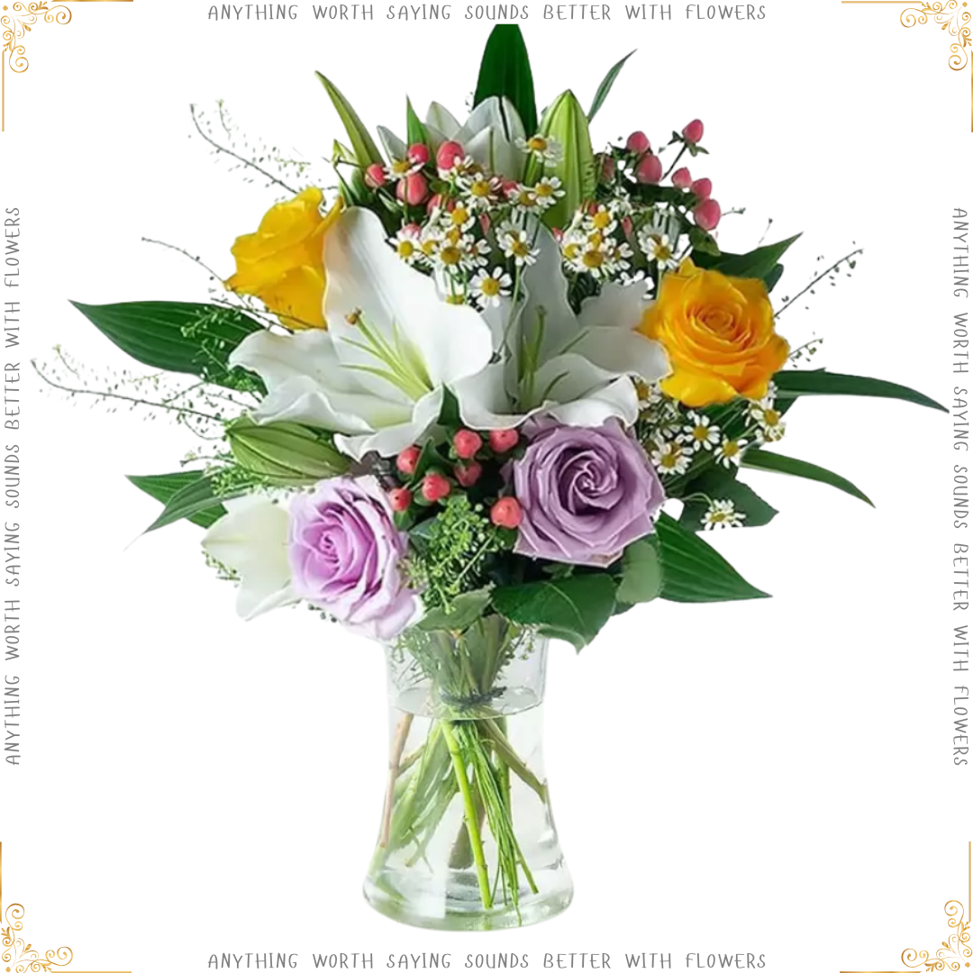 Glaze - Happy Birthday Flowers