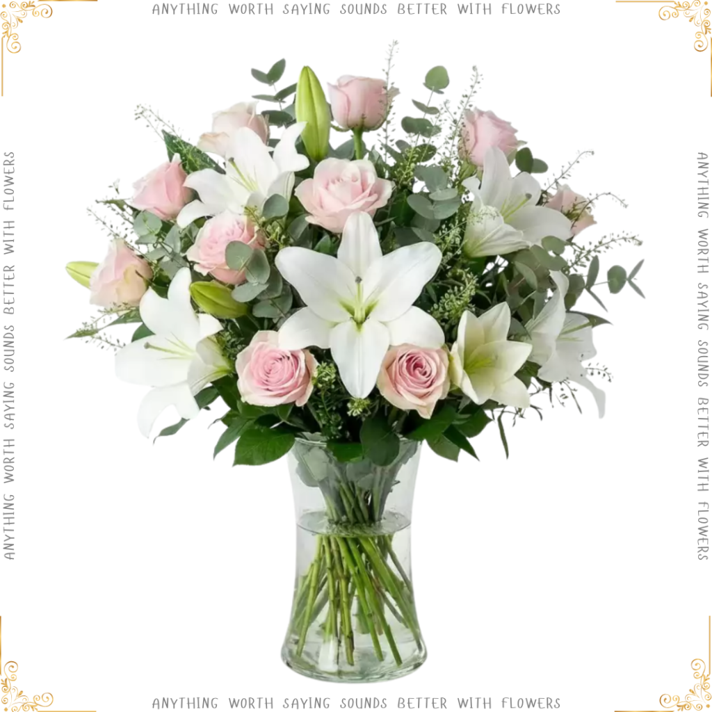 luxury rose and lily