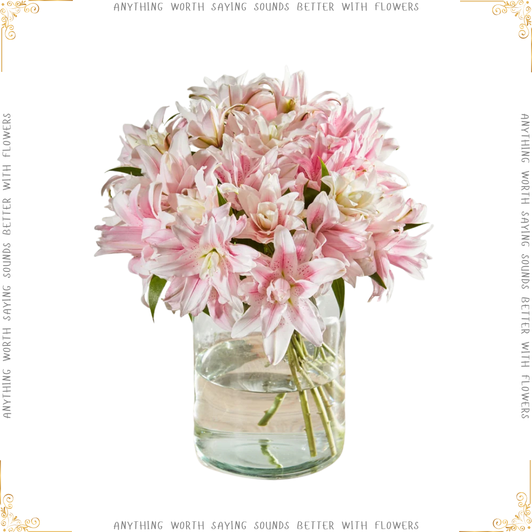 Scented Double Lillies - Anniversary Flowers